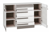Kolekcia Blanco 10 Komplet nábytku Blanco 10 - Borovica sNiezna / new grey - 4 elementy
