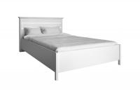 Komplet nábytku do ložnice Desentio - Bílá alpská matná postel s osvětlením desentio 