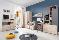 Set de mobilier Delta pentru tineret - sistem C Komplet nábytku do pokoje teenagera