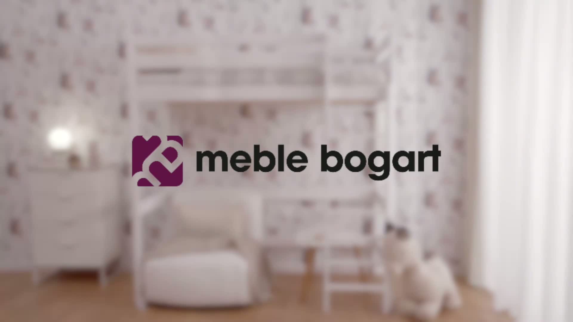 Vyvýšená detská posteľ Samio - 80x190 cm - biela Posteľ dzieciece Samio 80x190 vyvýšená - Biely