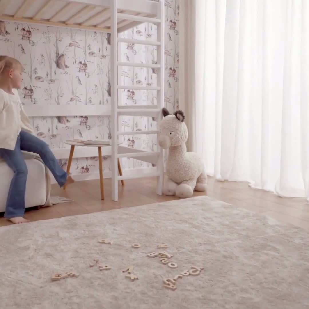 Detská vyvýšená posteľ Samio 80x200 - grafitová Posteľ dzieciece Samio 80x200 vyvýšená - grafit