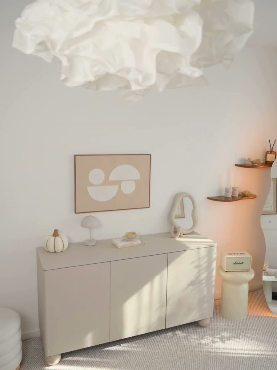 Trojdverová komoda Sonatia II 150 cm - burgund / guľové nohy burgundowa Komoda