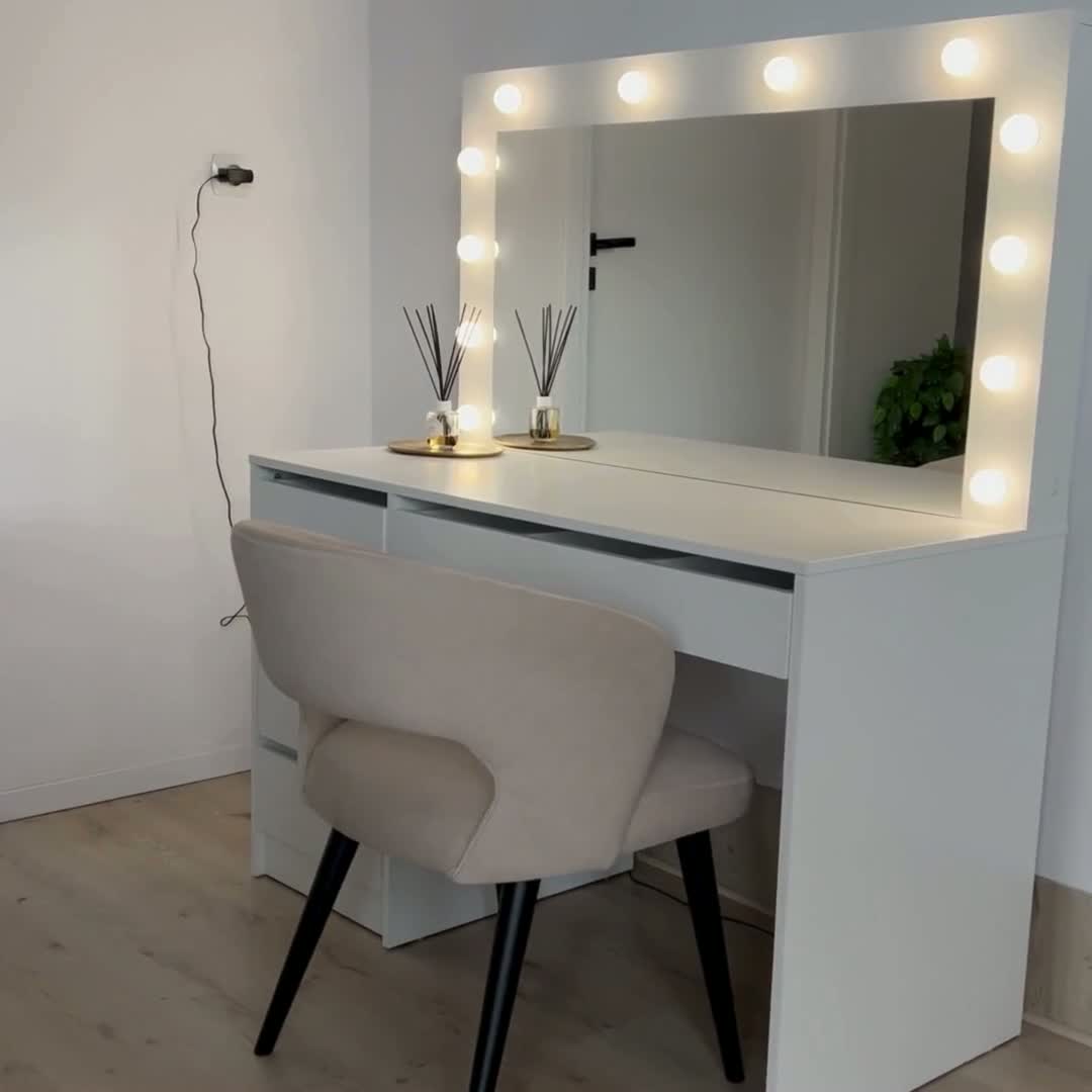 Toaletný stolík Velinio XL 120 cm - dub artisan hollywood xl Toaletný Stolík Dub artisan (3p=1szt)