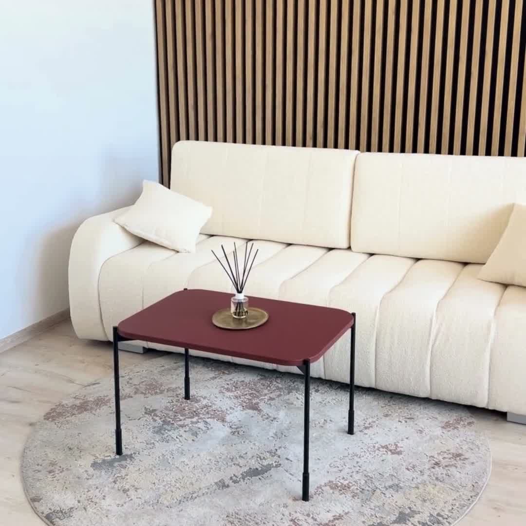 Rozkladacia trojpohovka Lapios - krémové buklé Lambi 8  Pohovka s funkciou spánku Lapios - kremowa boucle Lambi 8 