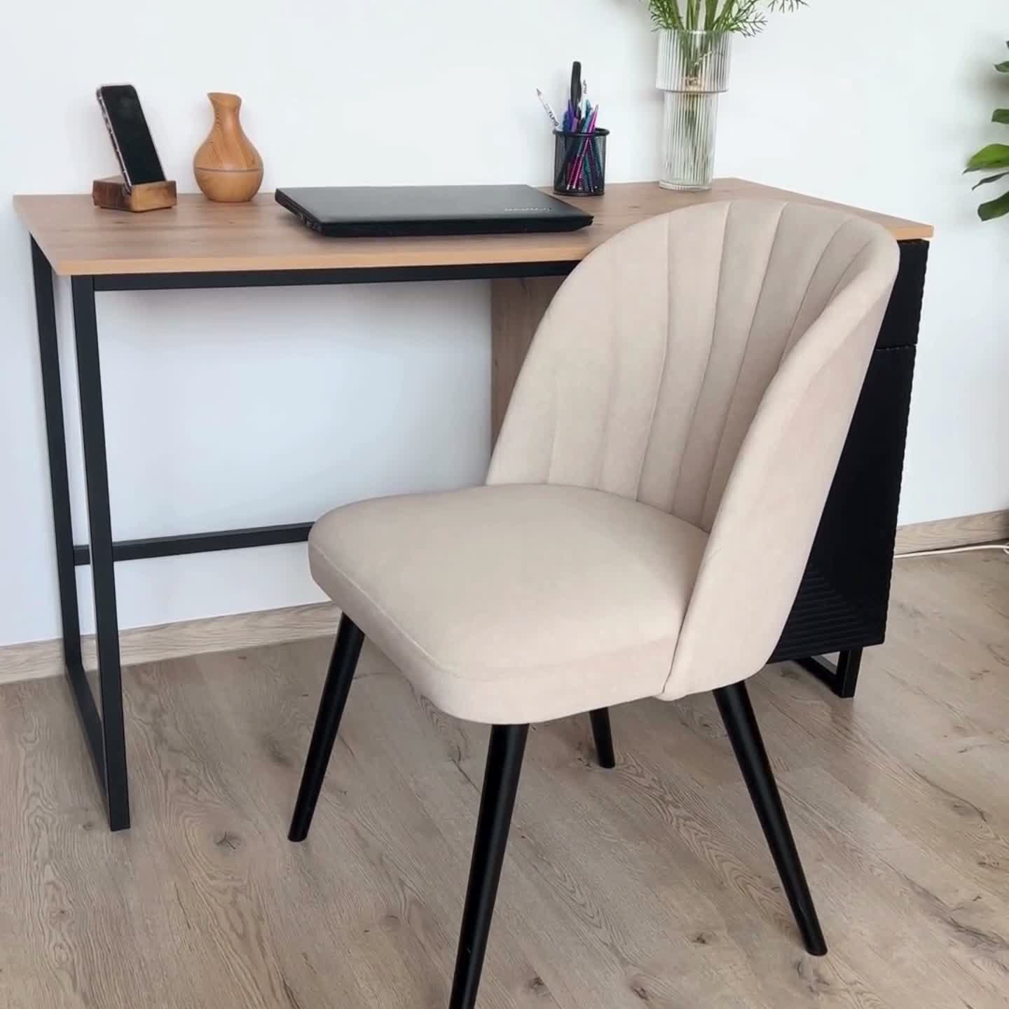 Čalouněná židle Azarro 2 – černý šenil Wind 99 / černé nohy židle čalouněné Azarro 2 -  černá šenil Wind 99 / černé nožičky