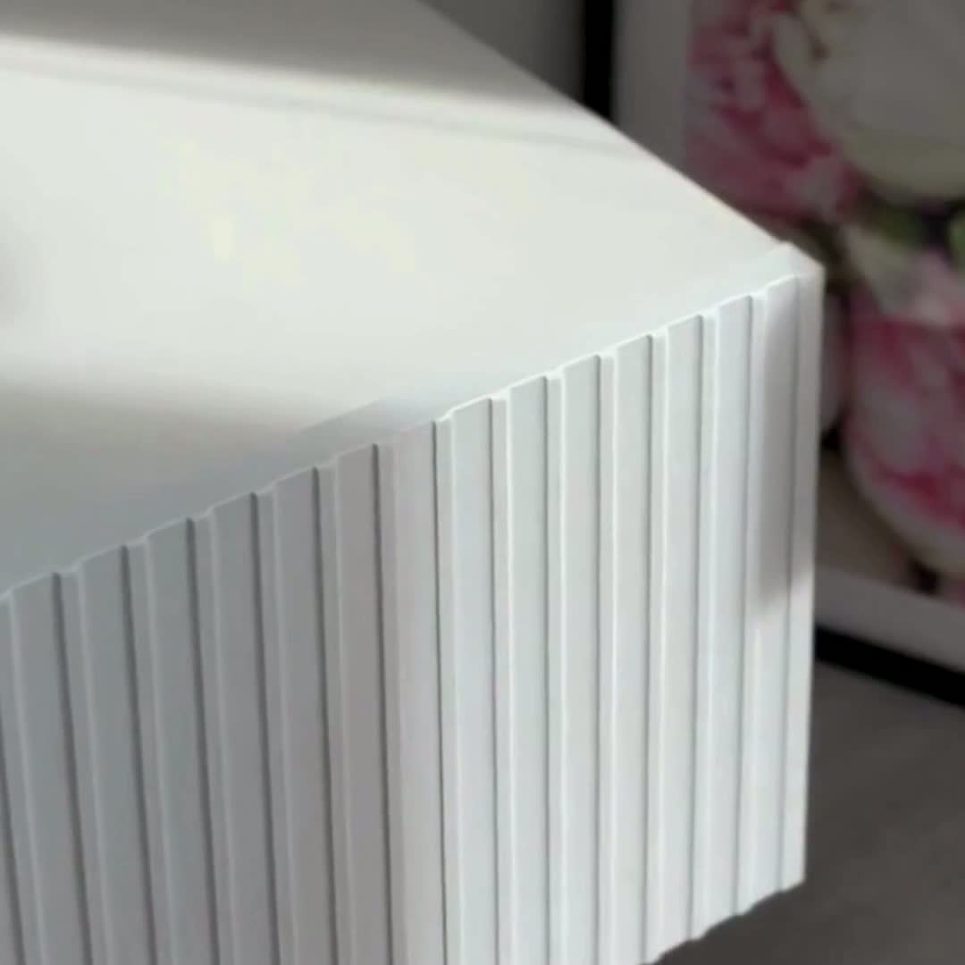 Sada závěsných nočních stolků Nicole 46 cm - černá Komplet wiszacych szafek nocnych Nicole 2 ks. - Černý /Černý mat - aranzacja 2