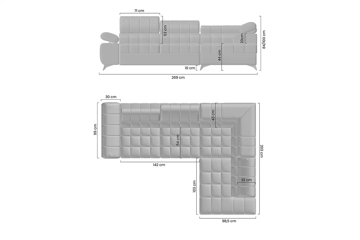 Naroznik rozkladany Dragonis L stânga - Ditra New 20 Naroznik rozkladany Dragonis L stânga - Ditra New 20