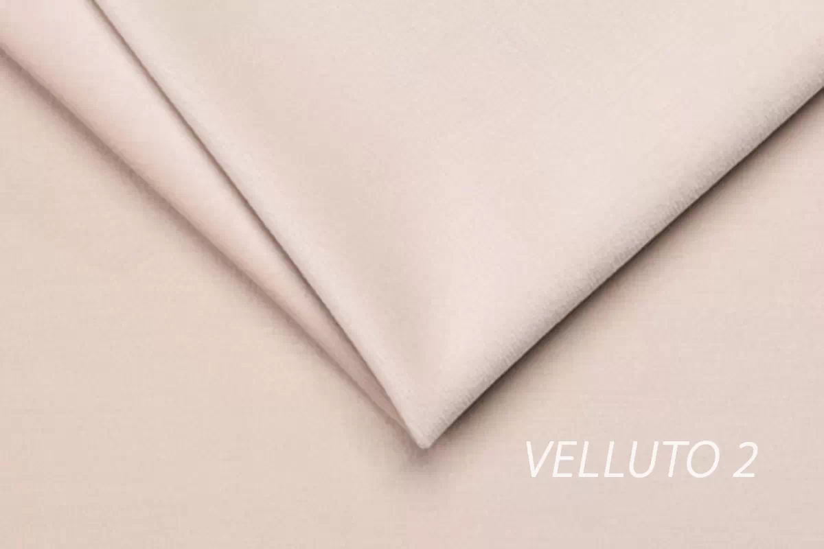 Manželská posteľ Nicole 160x200 - béžový zamat Velluto 2, čierne nohy Posteľ do  spálňa  Nicole 160x200 - béžový zamat Velluto 2 / nožičky čierny