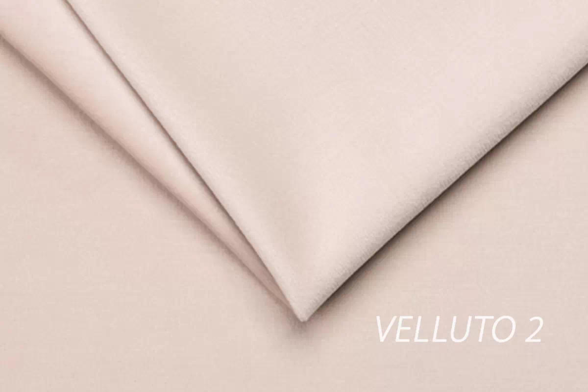 Manželská posteľ Nicole 140x200 s úložným priestorom - béžový zamat Velluto 2 Posteľ do  spálňa  Nicole 140x200 S vnútorným úložným priestorom- béžový velúr Velluto 2