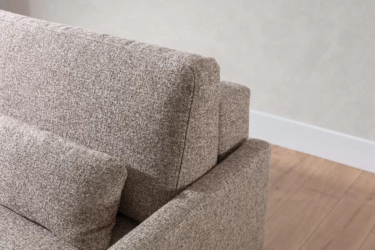 Pohovka s funkciou spánku Meloria - šedá látka ľahkočistiaca Leo 15 Pohovka s funkciou spánku Meloria - šedá látka ľahkočistiaca Leo 15