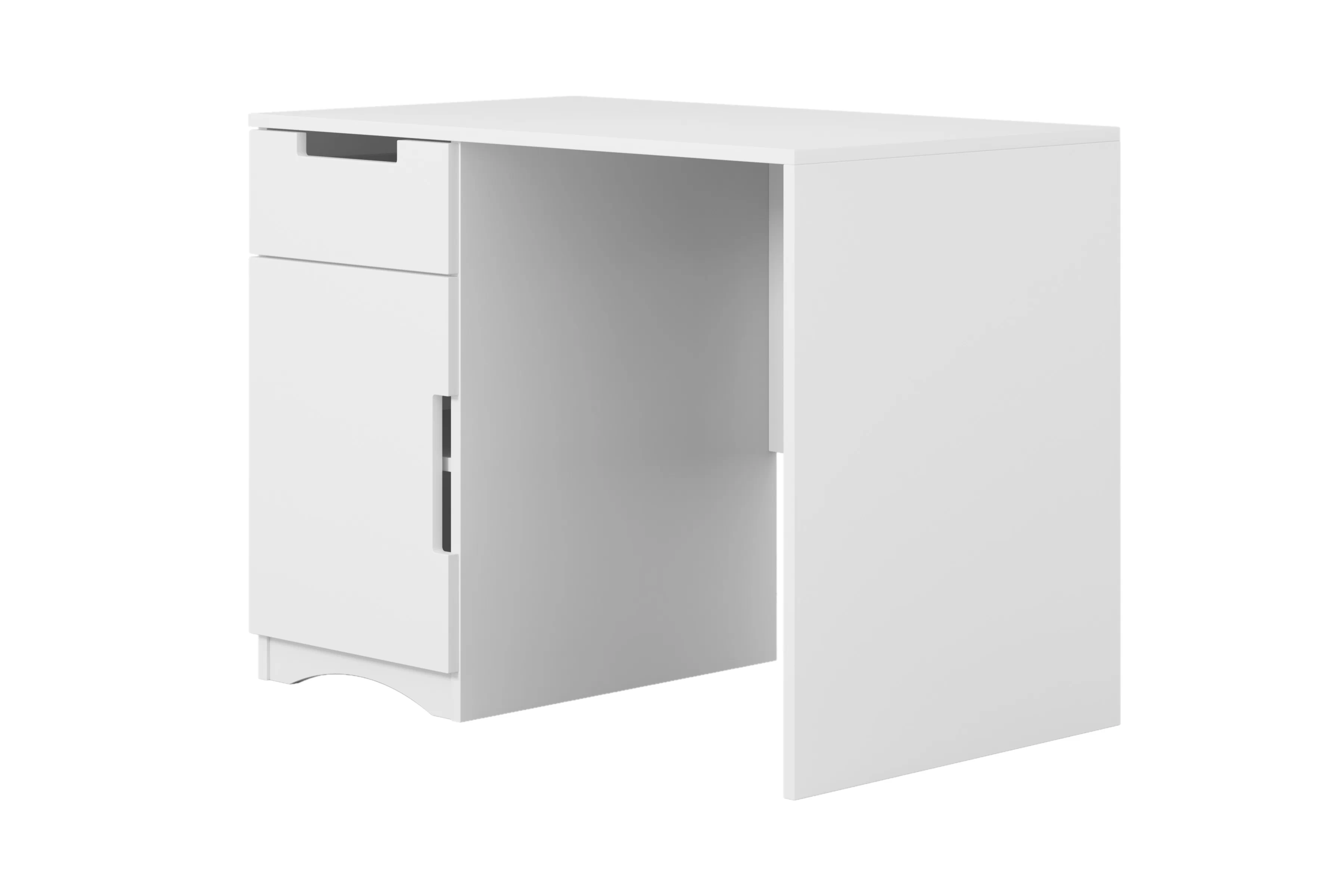 Detský písací stôl Guli 100 cm so zásuvkou - biela Písací stôl dzieciece Guli 100 cm z szuflada - Biely