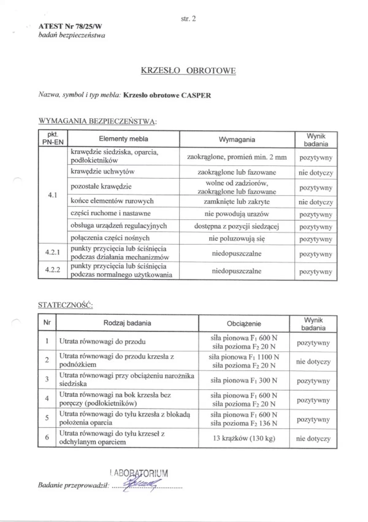 Otočná ergonomická kancelářská židle Casilo - černá Křeslo ergonomiczny casilo obrotowy - černá