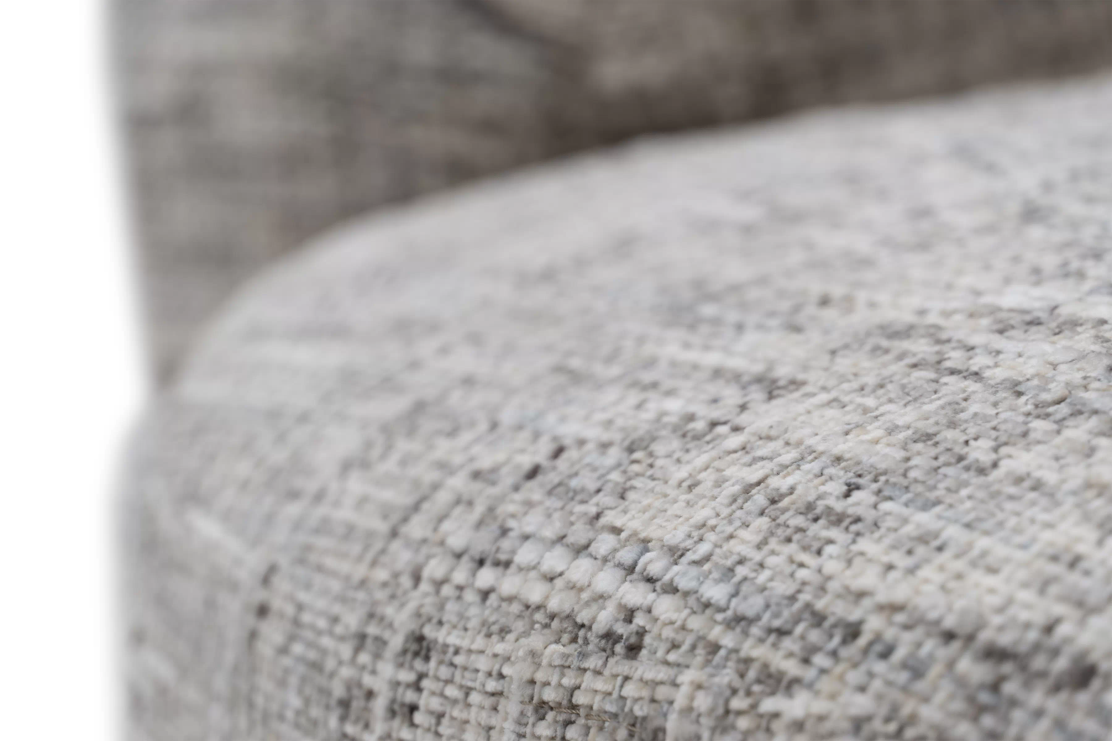 Křeslo Finezal otočné - šedá tkanina Tracy 211-12 Křeslo Finezal obrotowy - šedá plecionka Tracy 211-12