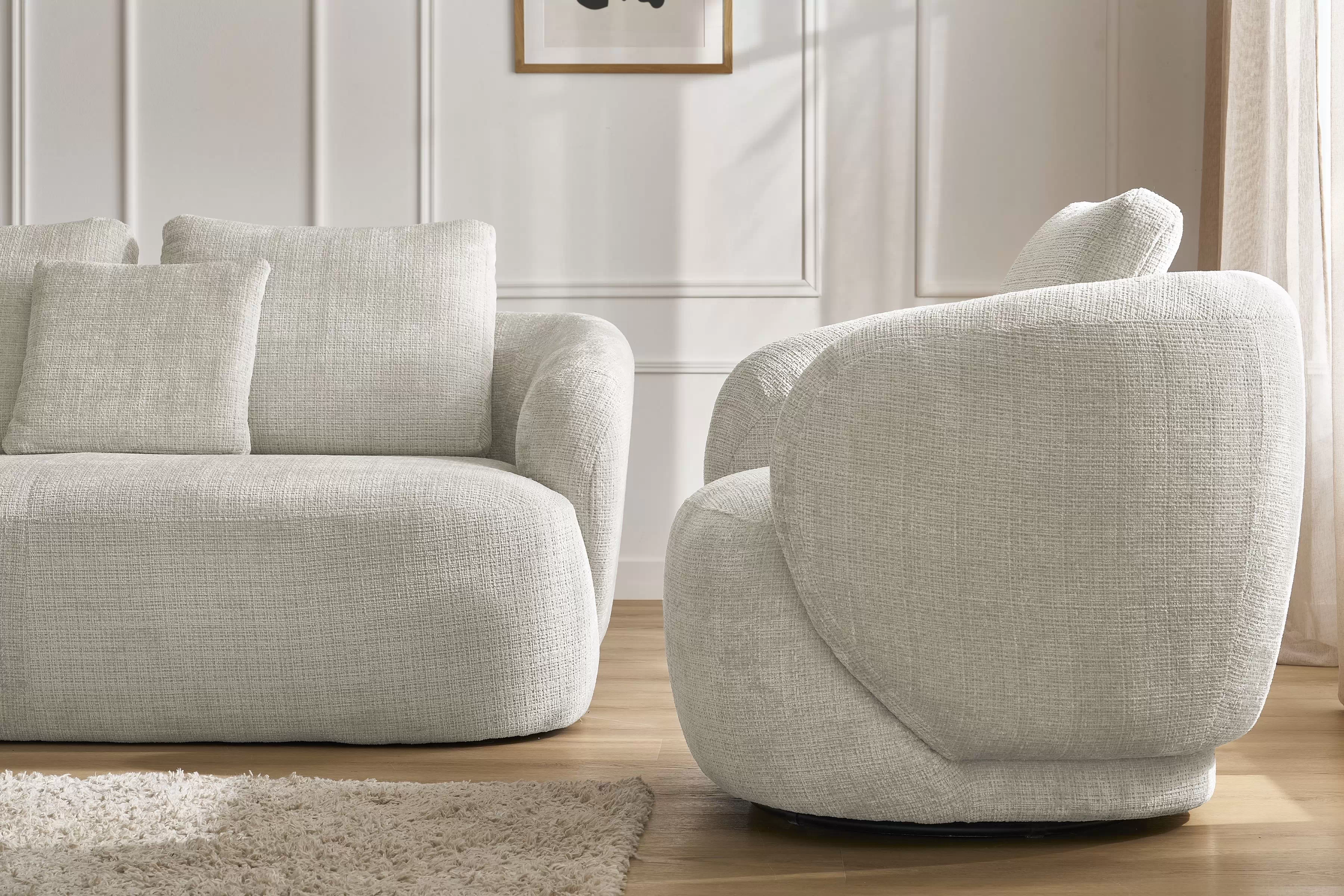 Čalouněné otočné křeslo Finezal Křeslo Finezal obrotowy