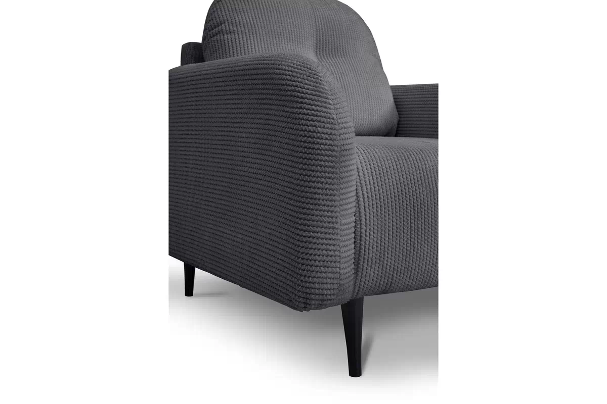 Relaxační křeslo Locres - grafitový manšestr Elma 7 Křeslo odpočinkové Locres - Grafitový manšestr Elma 7