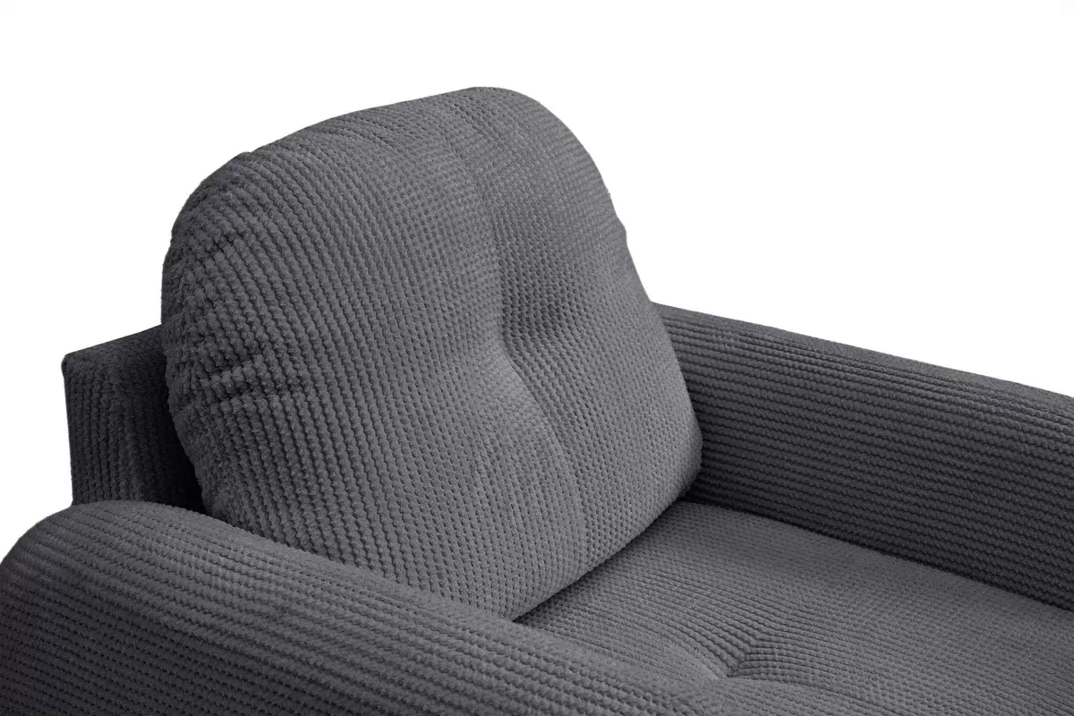 Relaxační křeslo Locres - grafitový manšestr Elma 7 Křeslo odpočinkové Locres - Grafitový manšestr Elma 7