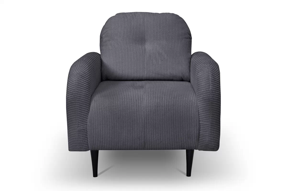 Relaxační křeslo Locres - grafitový manšestr Elma 7 Křeslo odpočinkové Locres - Grafitový manšestr Elma 7
