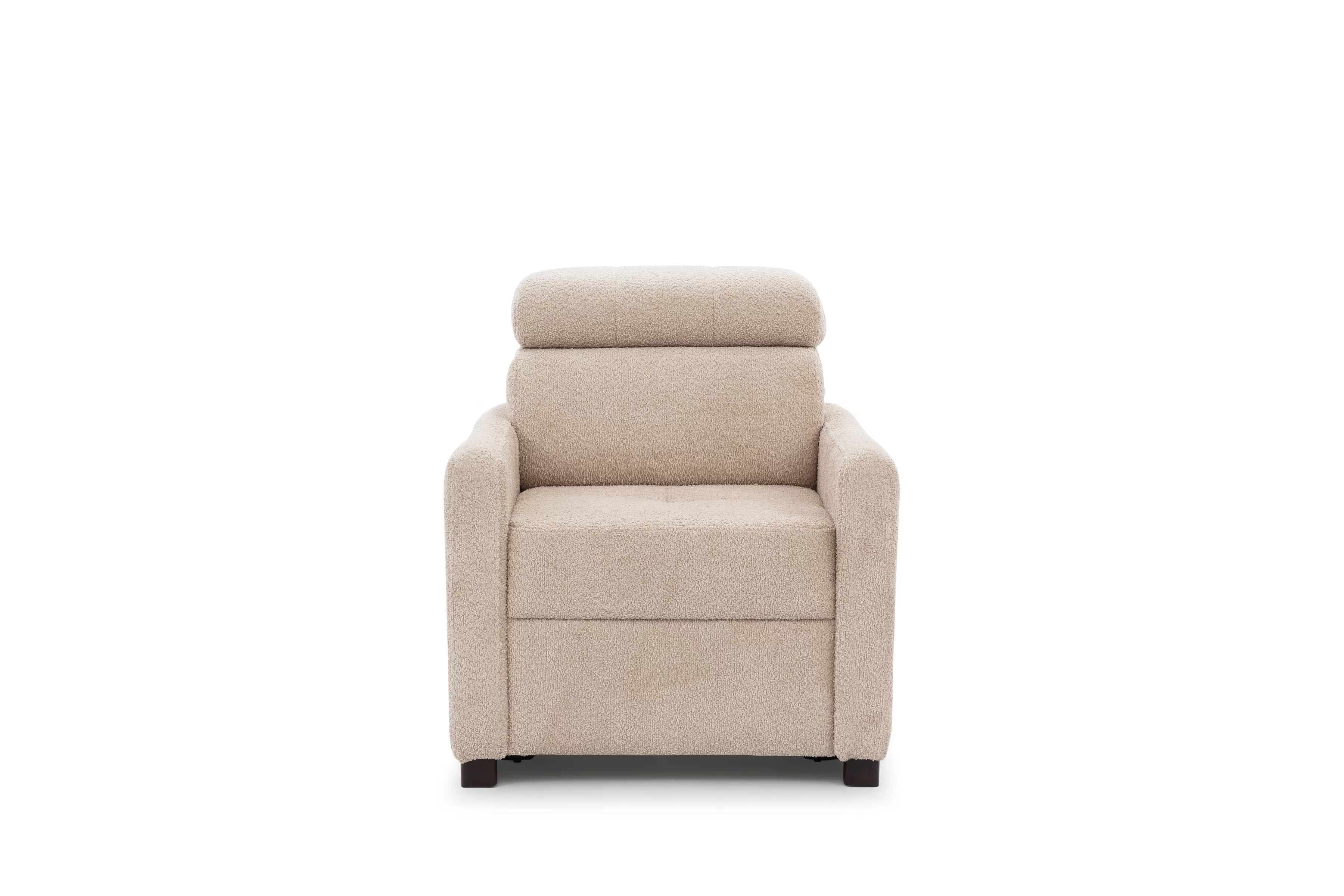 Kreslo Taremo s nastaviteľnou opierkou hlavy Kreslo odpočinkové z regulowanym zaglowkiem Taremo