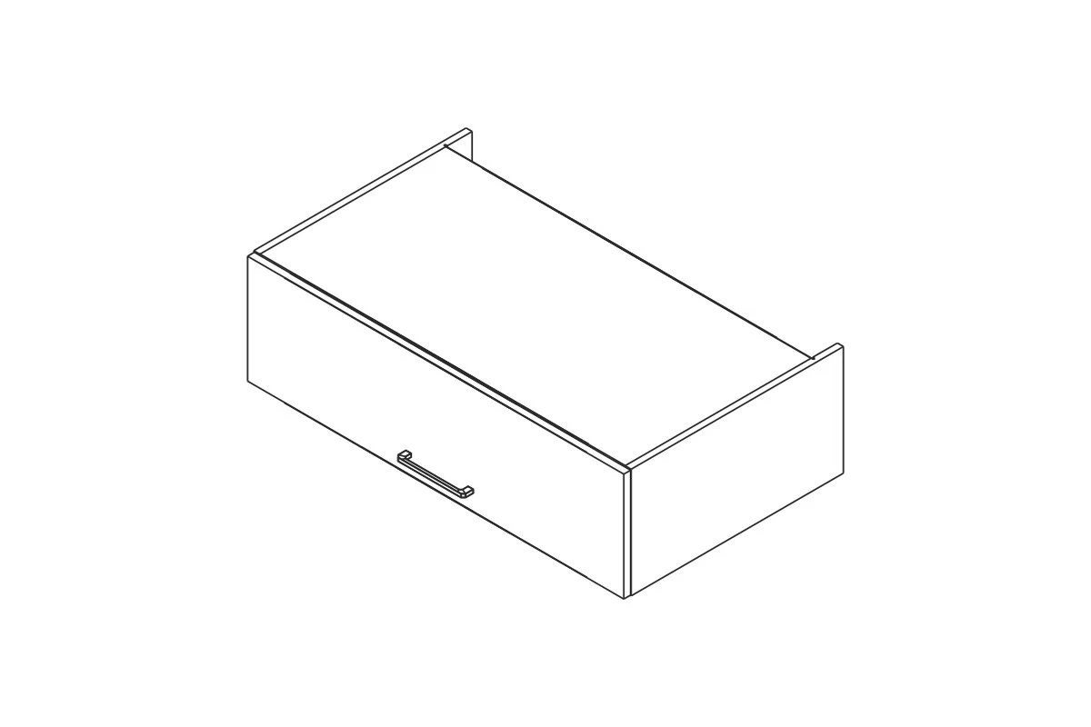 KAMMONO M4 SNO100/29N - Skříňka - nástavec nad regál AGD KAMMONO M4 SNO100/29N - Skříňka - nástavec nad regál AGD