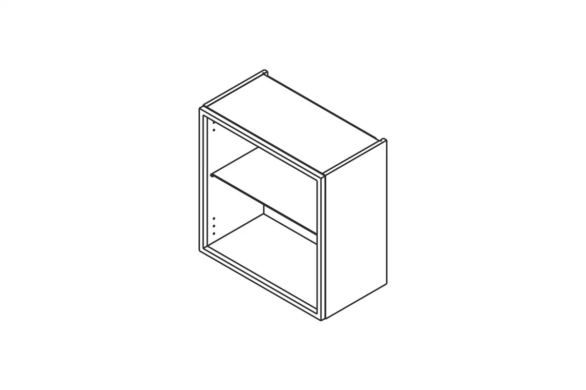 KAMMONO M4 WWAR60.1/61 - Skříňka závěsná z ramka ALU Skříňka z aluminiowa ramka 