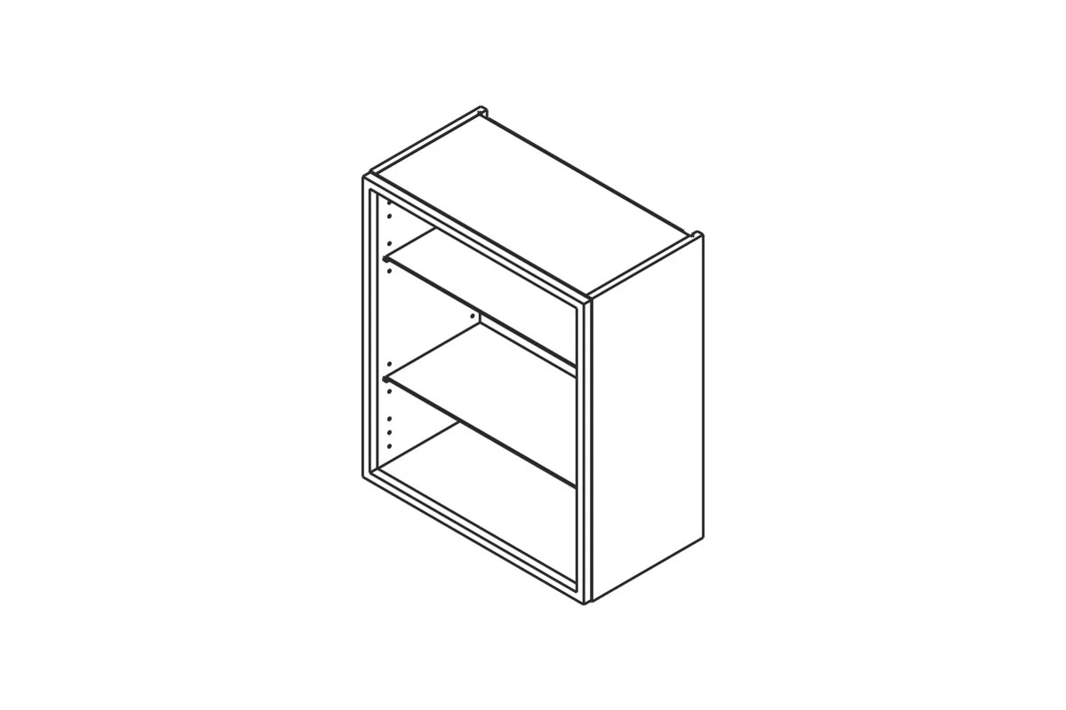 KAMMONO M4 WWAR60.1/71 - Skříňka závěsná z ramka ALU Skříňka witrynowa závěsná