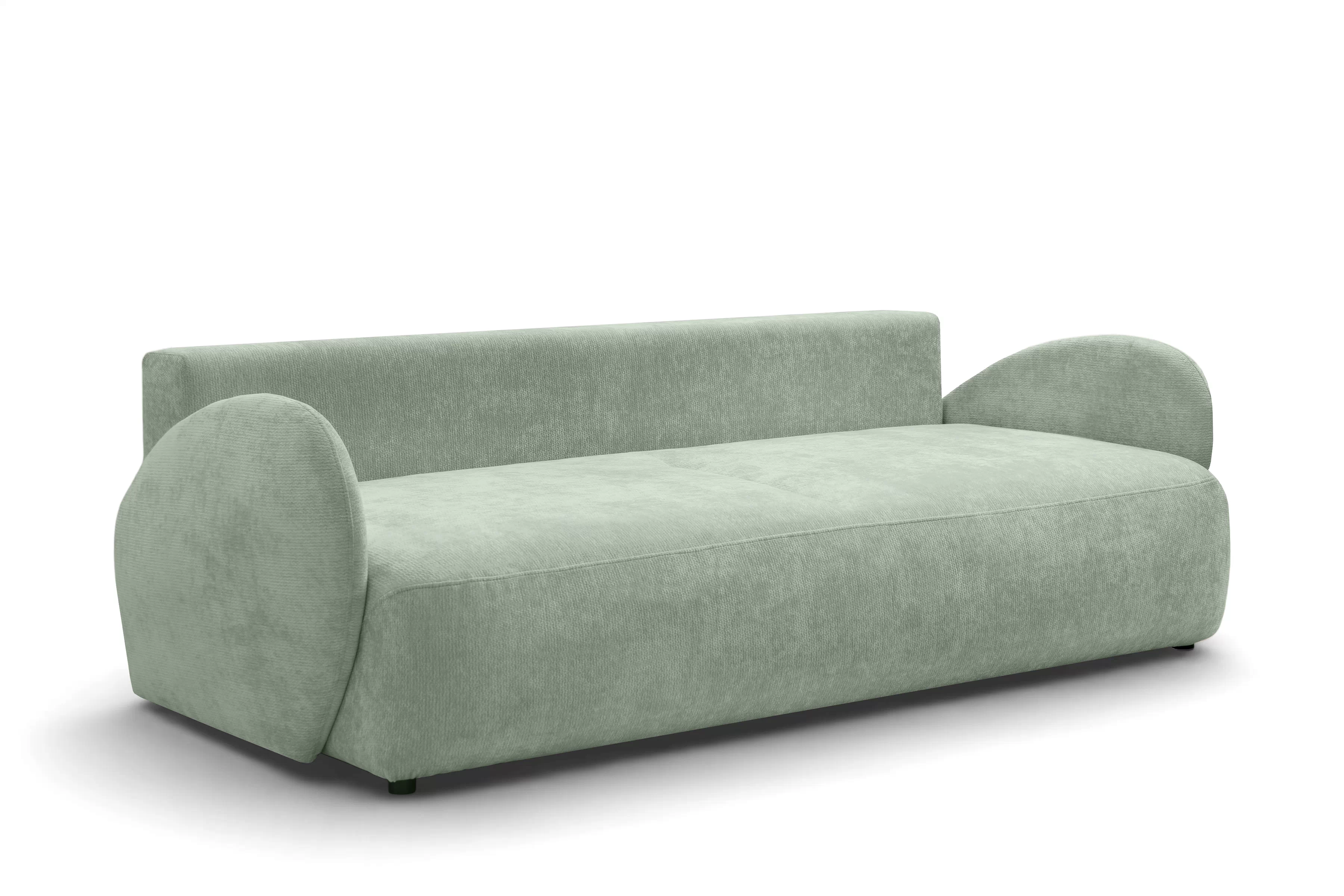 Rozkladacia pohovka Dinel - zelený szenil Vibe 34 Pohovka s funkciou spánku Dinel - Zelený šenil Vibe 34