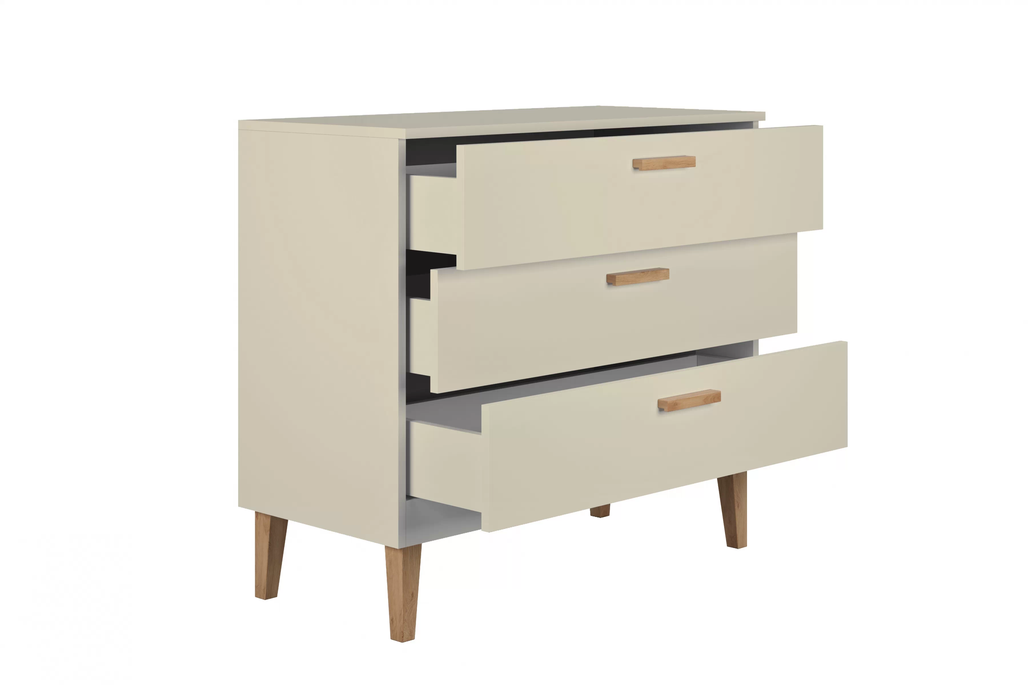 Dětská komoda Balio 100 cm - kašmírová Komoda dziecieca Balio 100 cm - kašmír