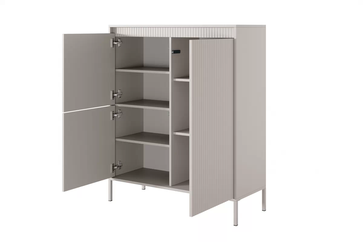 Komoda Sanos vysoká 103 cm - Béžová Komoda Sanos vysoká 103 cm - Béžová