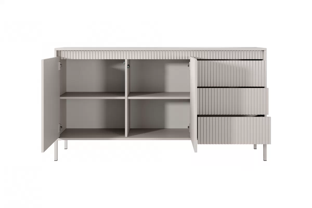 Komoda Sanos so zásuvkami 153 cm - Béžová Komoda Sanos so zásuvkami 153 cm - Béžová