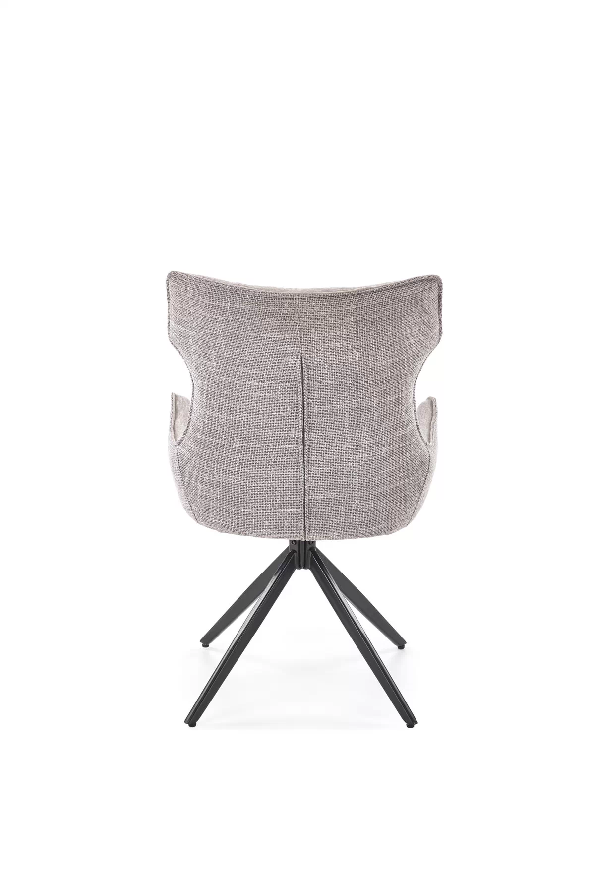 Otočená čalúnená stolička Rippla - popolavá Stolička čalúnená rippla otočna - popielate