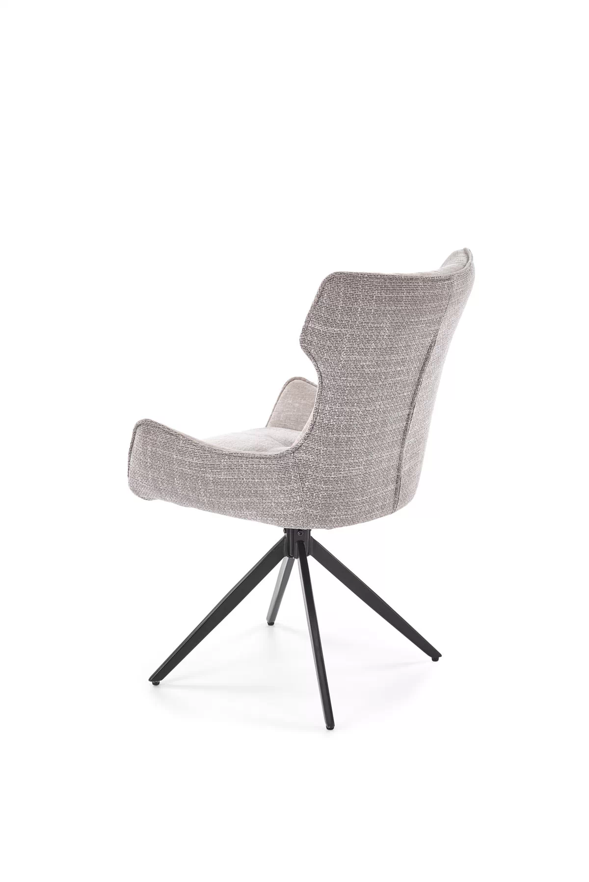 Otočená čalúnená stolička Rippla - popolavá Stolička čalúnená rippla otočna - popielate