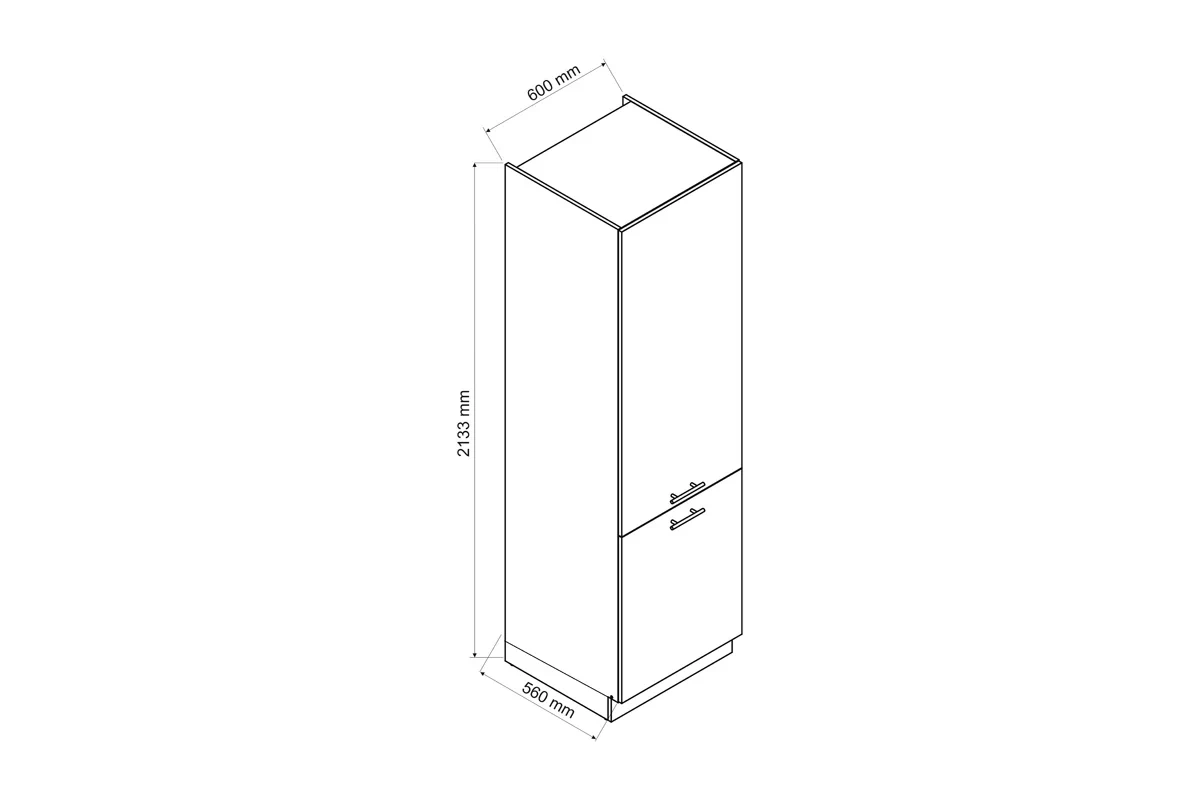 Livia D60 SL /2133 P/L - Skříňka regál vysoká Skříňka kuchyňská 