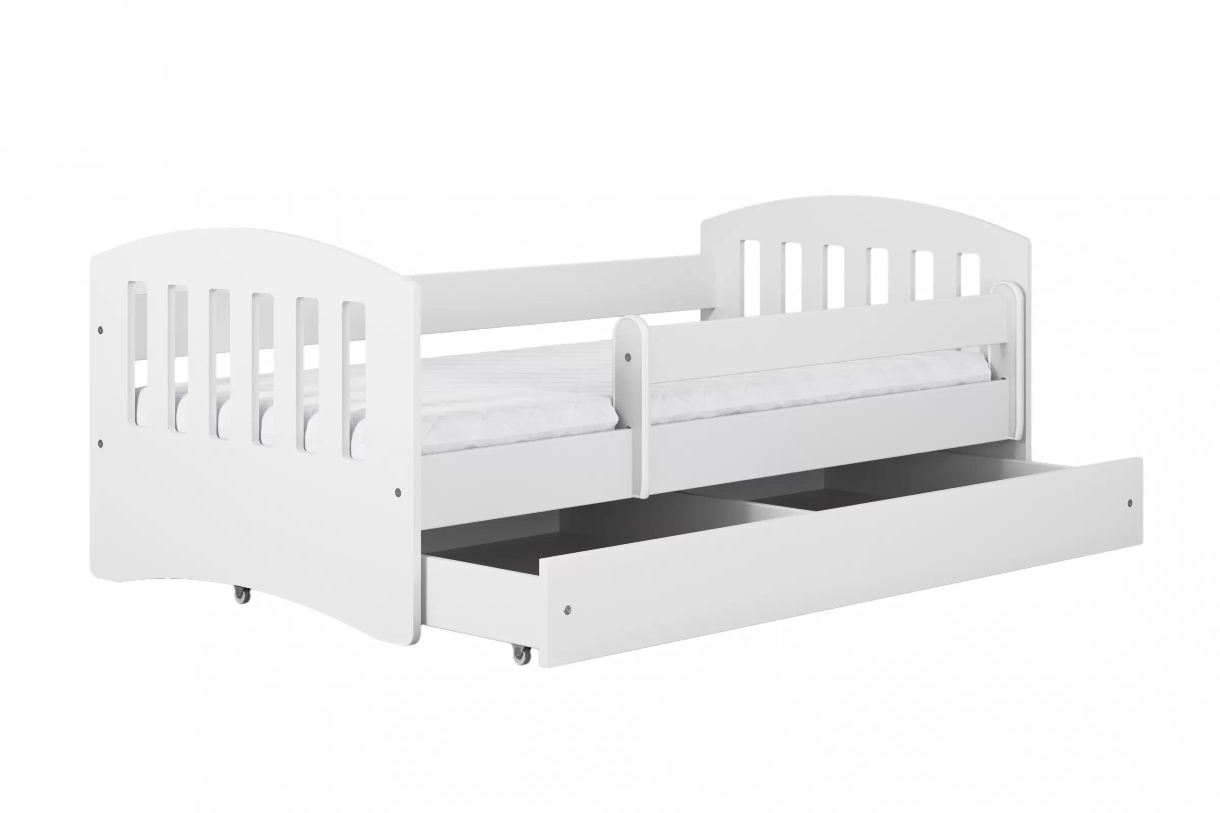 Dětská postel Guli 80x140 cm se zásuvkou - bílá Postel dzieciece Guli 80x140 cm z szuflada - bílá