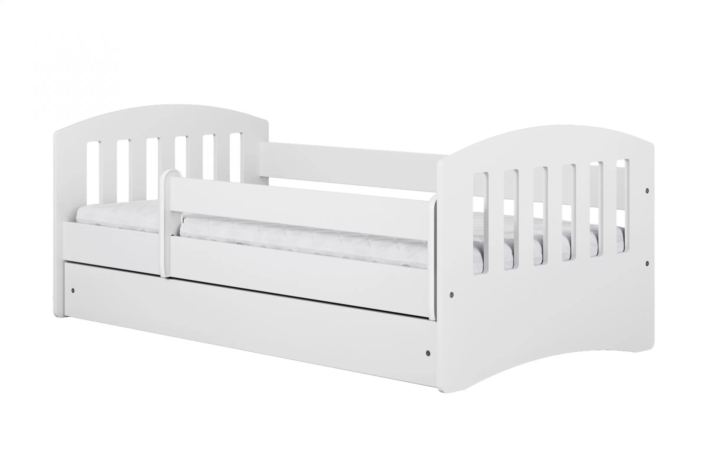 Dětská postel Guli 80x140 cm se zásuvkou - bílá Postel dzieciece Guli 80x140 cm z szuflada - bílá