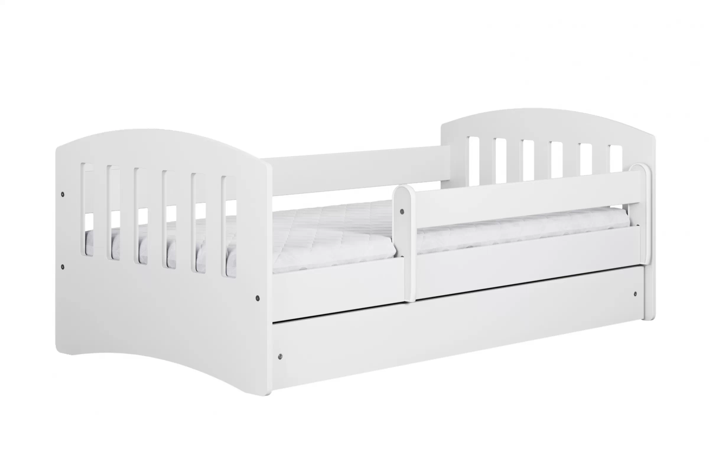 Dětská postel Guli 80x140 cm se zásuvkou - bílá Postel dzieciece Guli 80x140 cm z szuflada - bílá