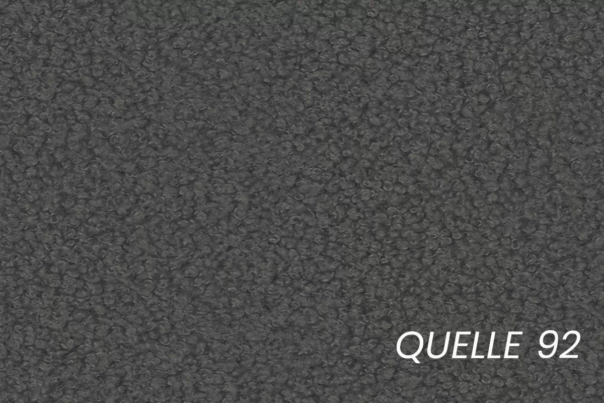 Čalouněná postel Tesia 180x200 s úložným prostorem - tmavě šedá buklé Quelle 92 Postel čalouněné Tesia 180x200 s úložným prostorem-  tmavě šedá bukla Quelle 92