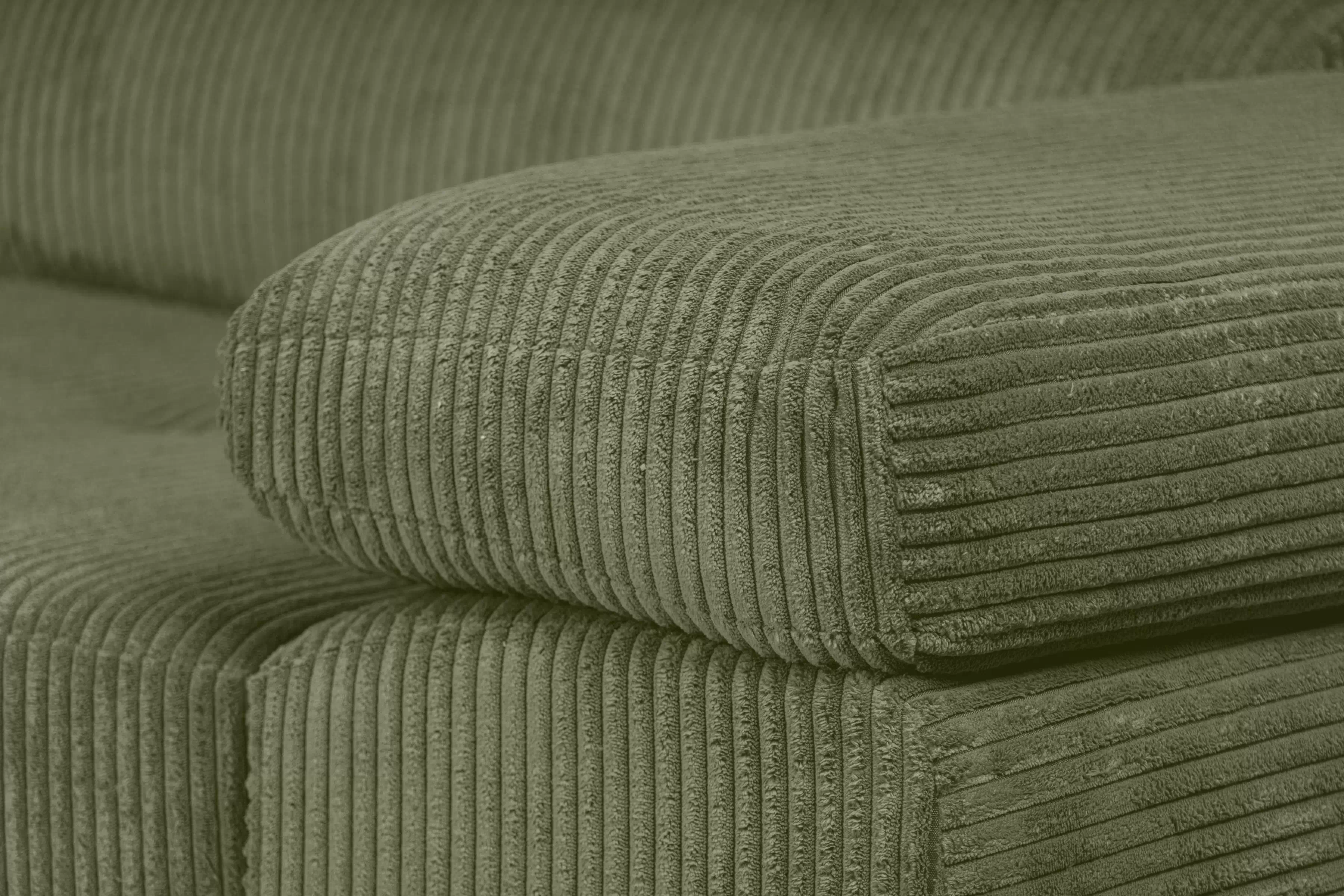 Rohová sedačka Annabelle L ľavostranná - zelený manšester Lincoln 37 / čierne nohy Rohová sedacia súprava do obývacej izby Annabelle L Ľavá strana - Zelený MENČESTER Lincoln 37 / nožičky čierny