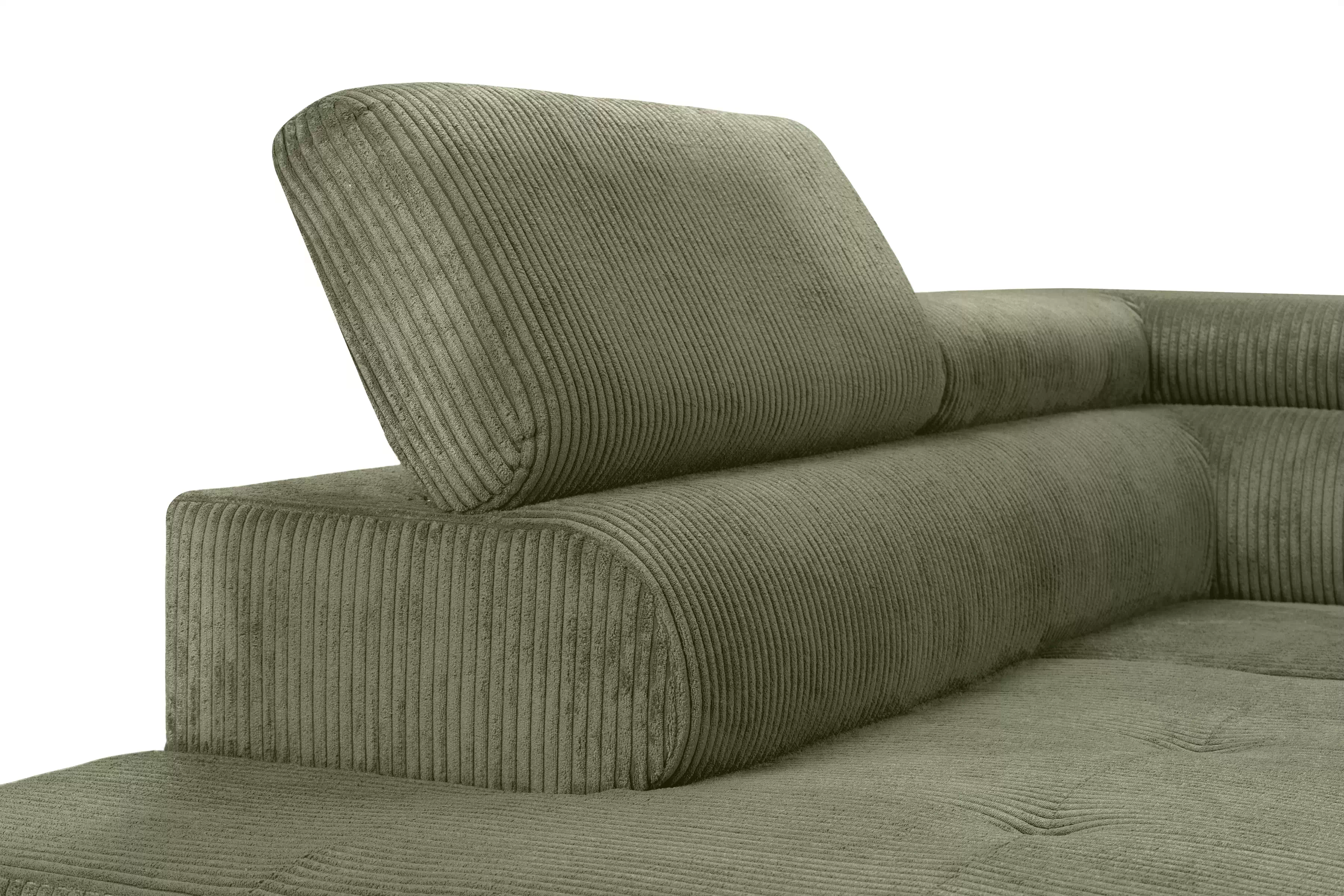 Rohová sedačka Annabelle L ľavostranná - zelený manšester Lincoln 37 / čierne nohy Rohová sedacia súprava do obývacej izby Annabelle L Ľavá strana - Zelený MENČESTER Lincoln 37 / nožičky čierny