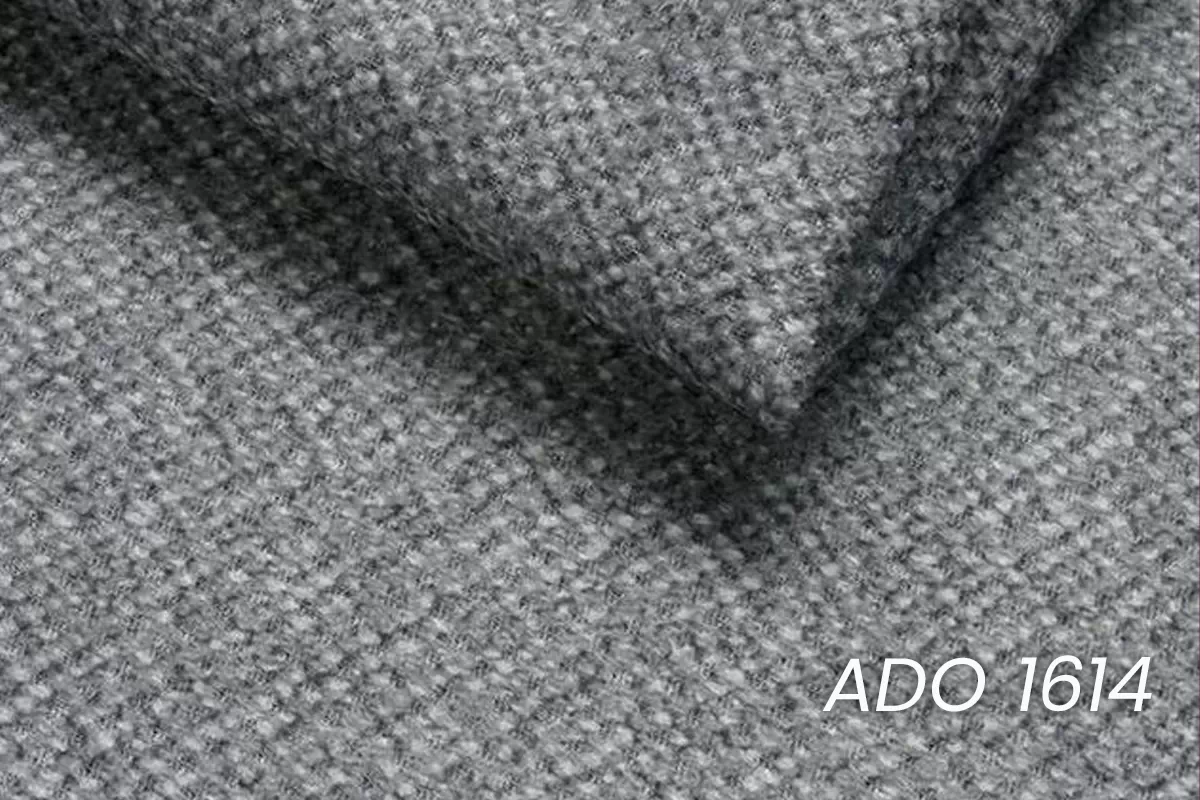 Rohová pohovka Elarias Mini s rozkladem univerzální levá/pravá - šedá tkanina Ado 1614 Gargoyle Rohová sedací souprava Elarias Mini rozkládací uniwersalny Levá/pravý - šedá plecionka Ado 1614 Gargoyle