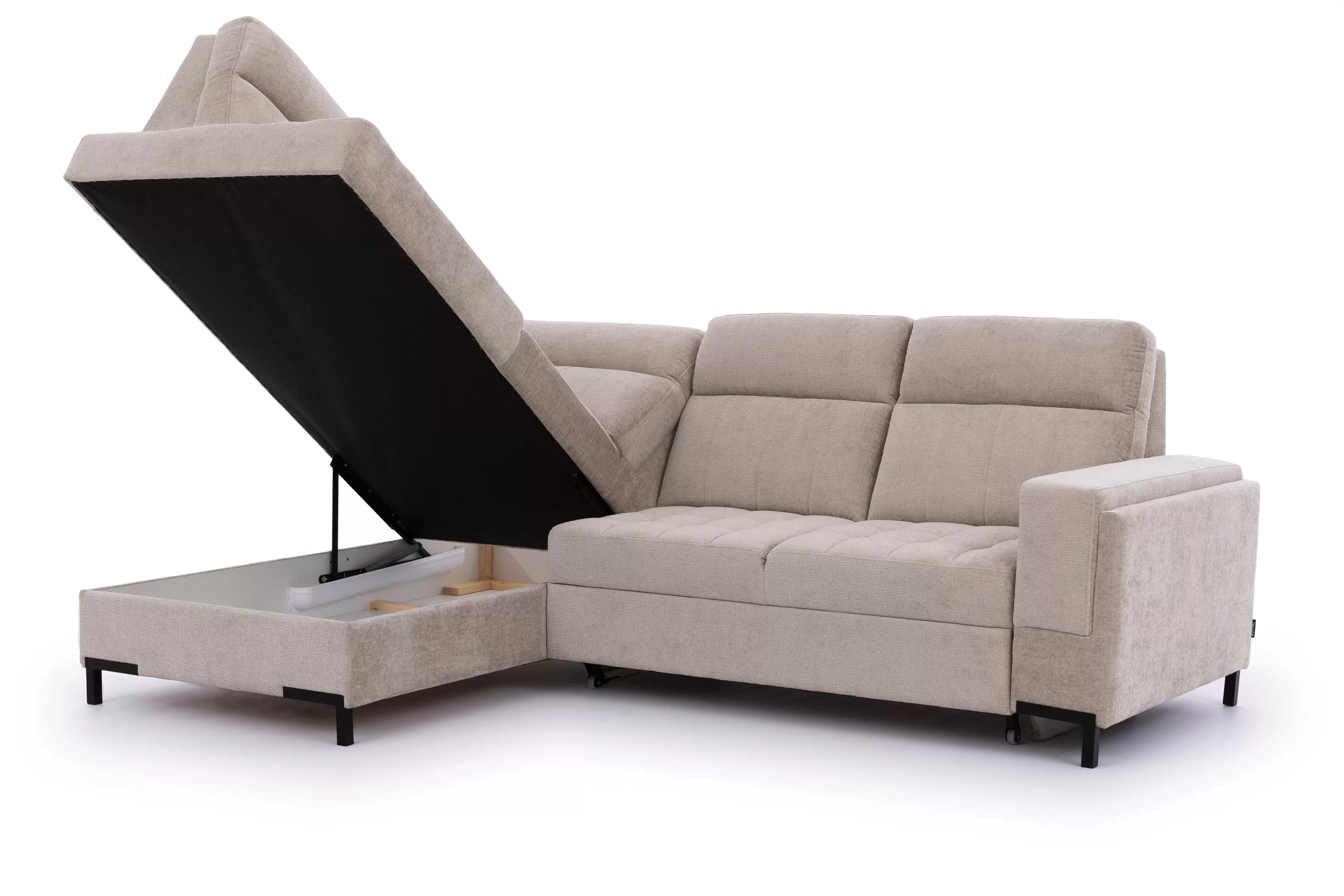 Rohová sedací souprava Gespano L levá - široký vsazený bok Rohová sedací souprava Gespano L levá z szerokim, wcietym bokiem