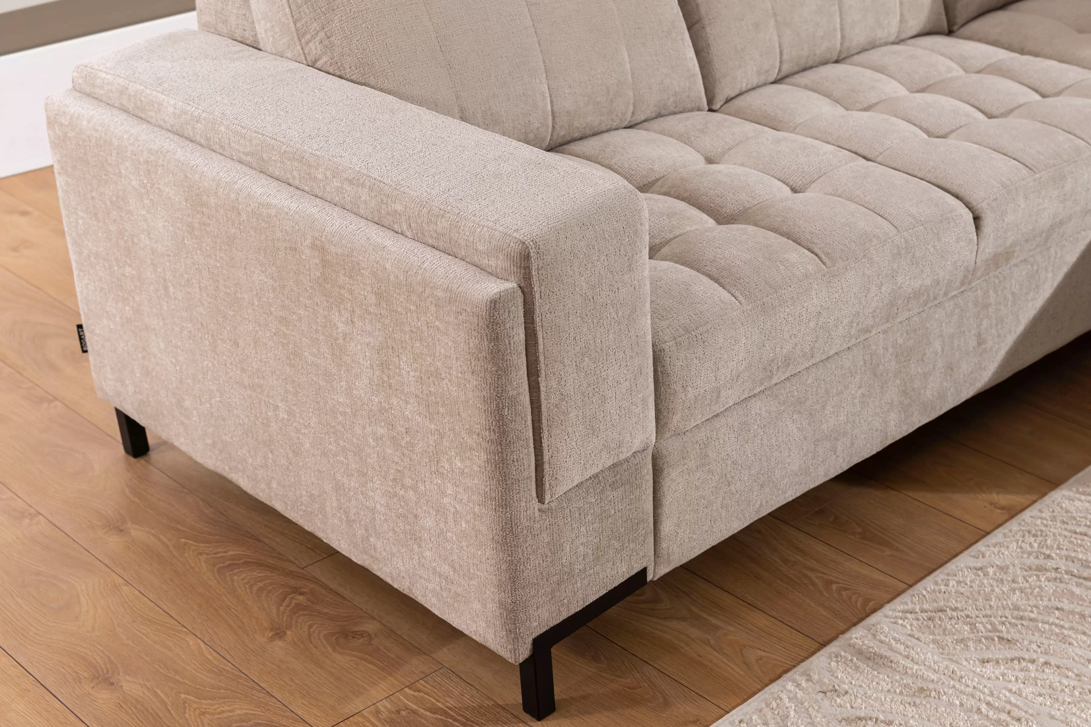 Rohová sedací souprava Gespano L pravá - široký vsazený bok Rohová sedací souprava Gespano L pravá z szerokim, wcietym bokiem