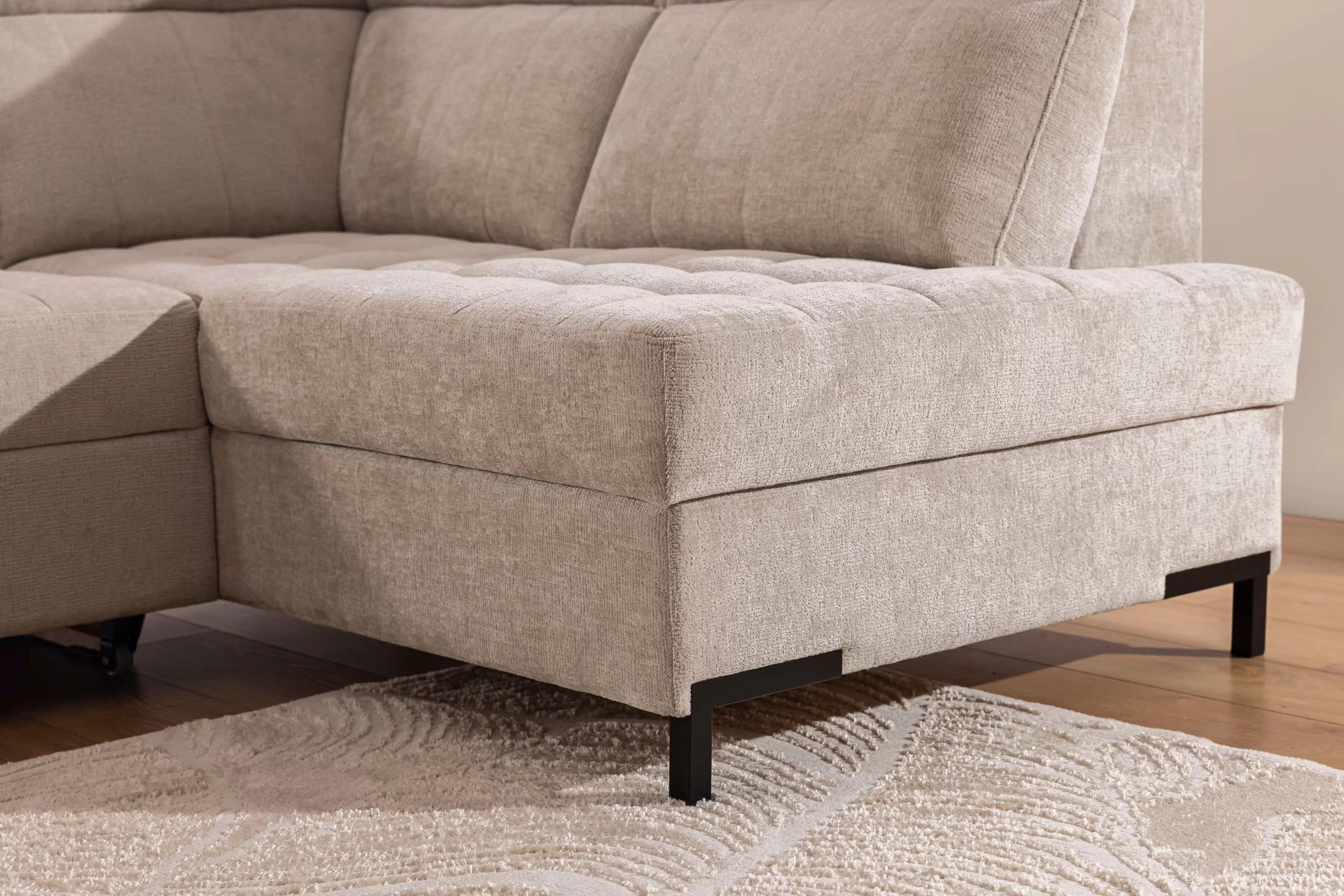 Rohová sedací souprava Gespano L pravá - široký vsazený bok Rohová sedací souprava Gespano L pravá z szerokim, wcietym bokiem