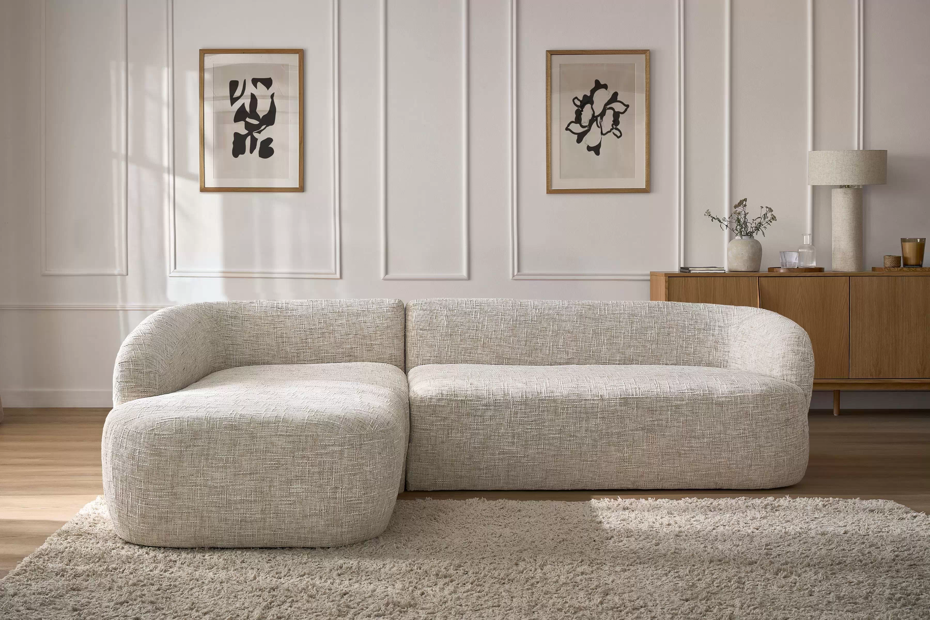 Rohová sedací souprava Finezal 2P+OTZL levá do obývacího pokoje Rohová sedací souprava levá pro obývacího pokoje Finezal OTZL+2P