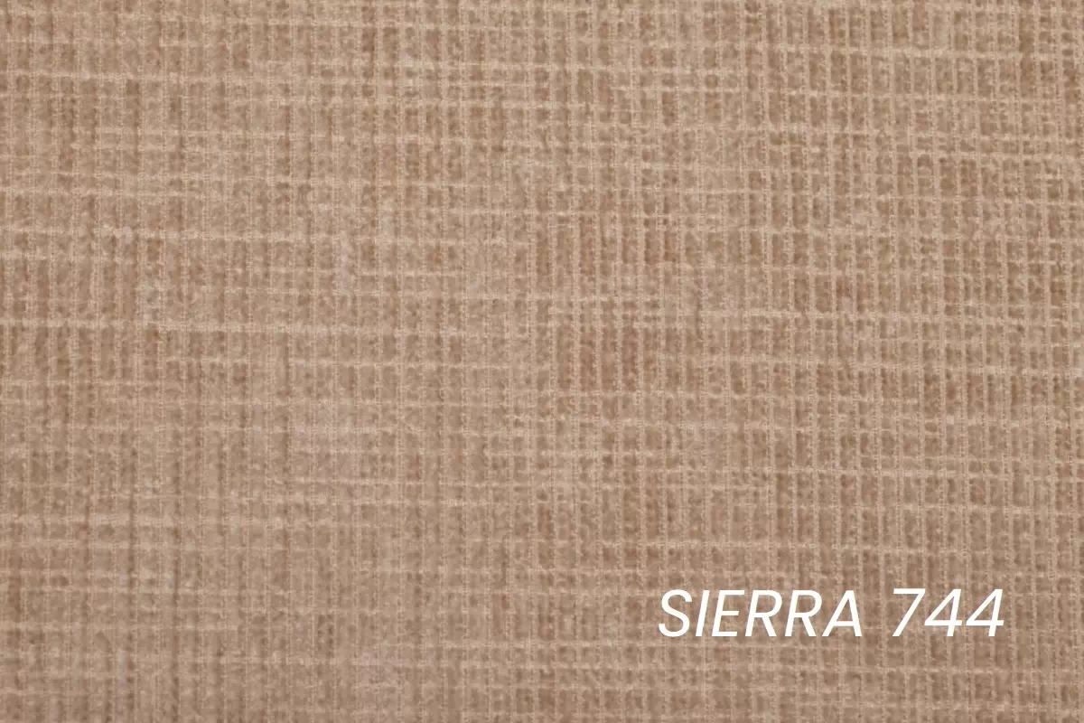 Rohová pohovka Magnis L pravá s funkcí spánku - béžový szenil Sierra 744 Rohová sedací souprava Magnis L rozkládací pravá - béžová šenil Sierra 744