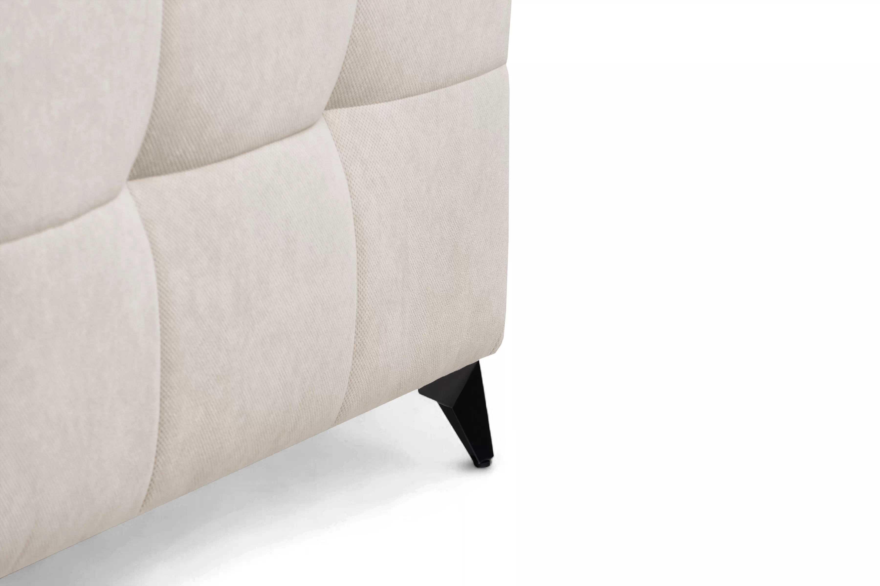 Rohová pohovka Nardo L s rozkladem levostranná - béžový plyš Pretty 03 Rohová sedací souprava Nardo L rozkládací levá - béžová plusz Pretty 03 