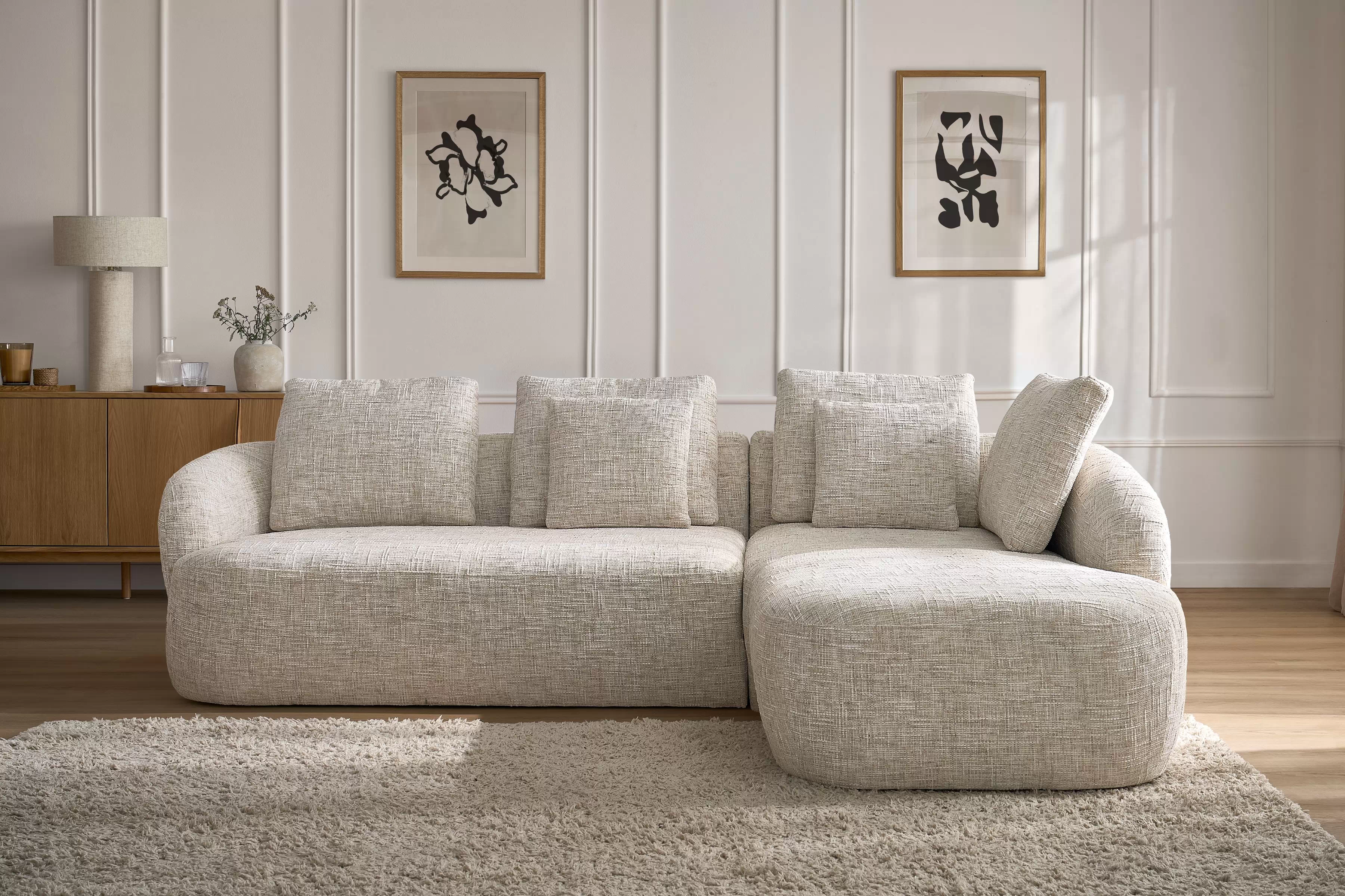 Rohová sedací souprava Finezal 2L+OTZP pravá do obývacího pokoje Rohová sedací souprava pravá pro obývacího pokoje Finezal 2L+OTZP