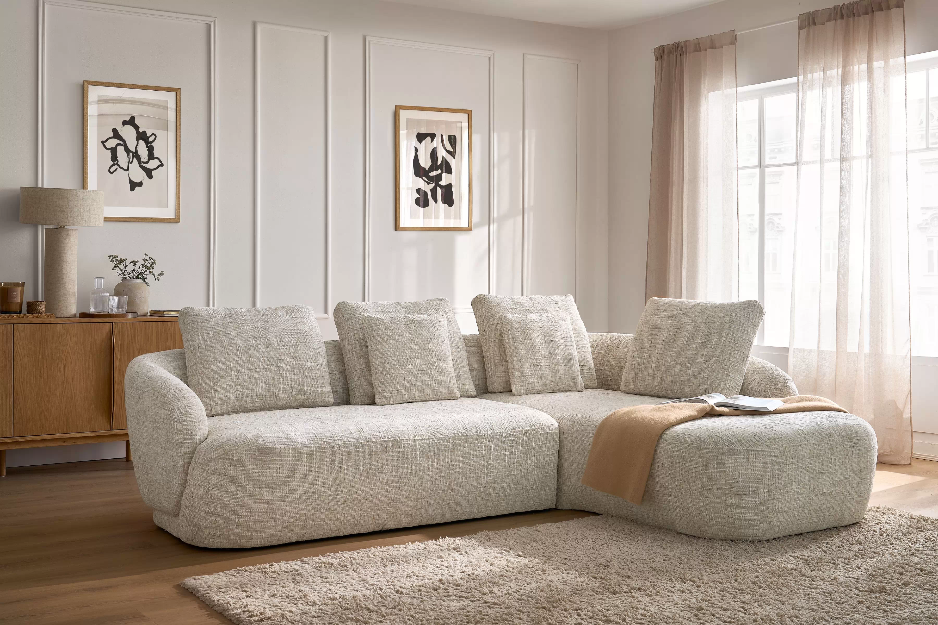 Rohová sedací souprava Finezal 2L+OTZP pravá do obývacího pokoje Rohová sedací souprava pravá pro obývacího pokoje Finezal 2L+OTZP