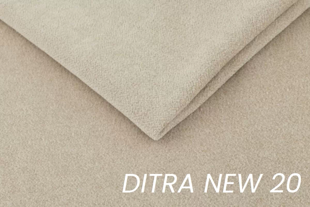 Rozkládací rohová sedací souprava Tyrion L pravá - béžová látka Ditra New 20 Rohová sedací souprava pravá rozkladany pro obývacího pokoje Tyrion L - béžová šenil Ditra New 20