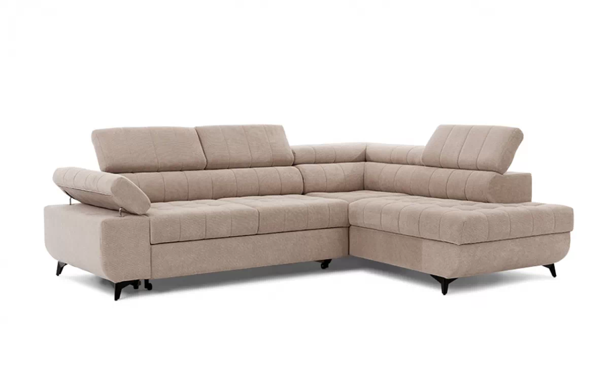 Rozkladacia rohová sedacia súprava Dragonis Rohová sedacia súprava rozkladany do obývacej izby Dragonis L