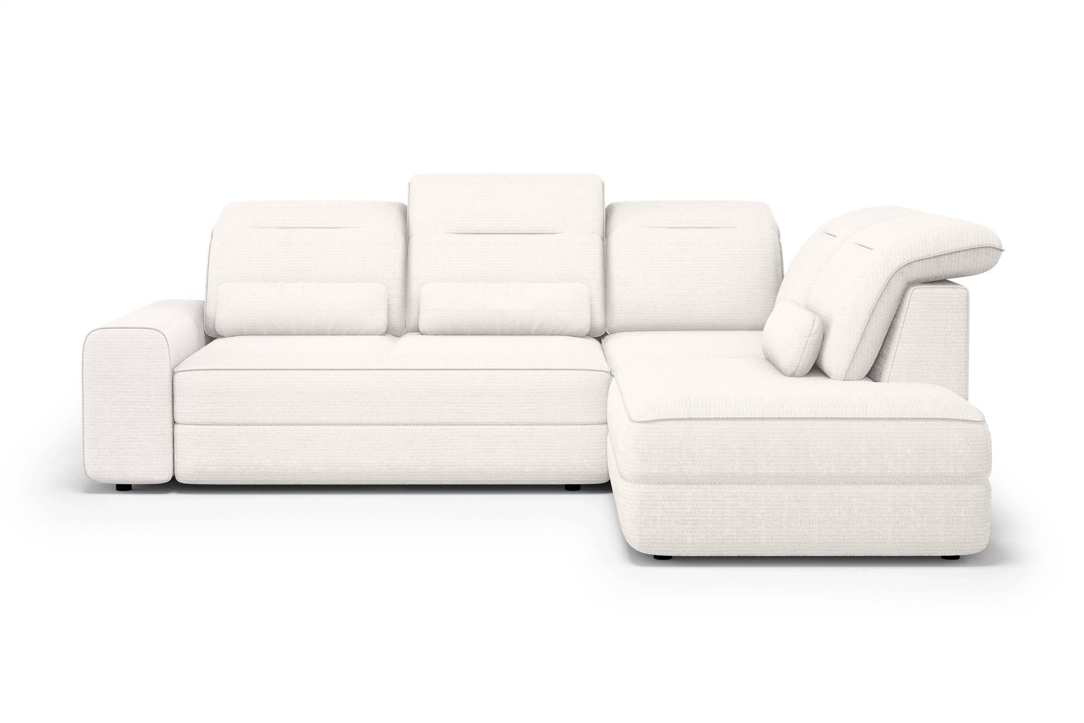 Rohová pohovka Tulia L s elektricky výsuvným sedákem Rohová sedací souprava z elektricky wysuwanym sedadlem Tulia L